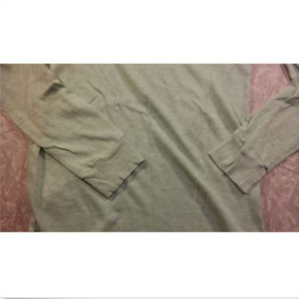 J Crew ~ Sea/Mint Green Layered Scoop Neck 3/4 Slv - Picture 3 of 6